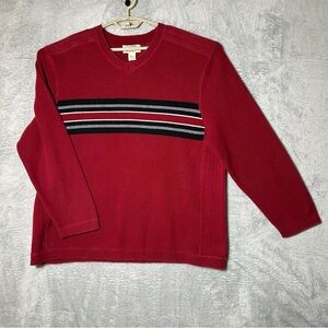 Vintage Eddie Bauer Sport Shop Sweater Mens XXL V Neck Cotton Office Heavy Warm